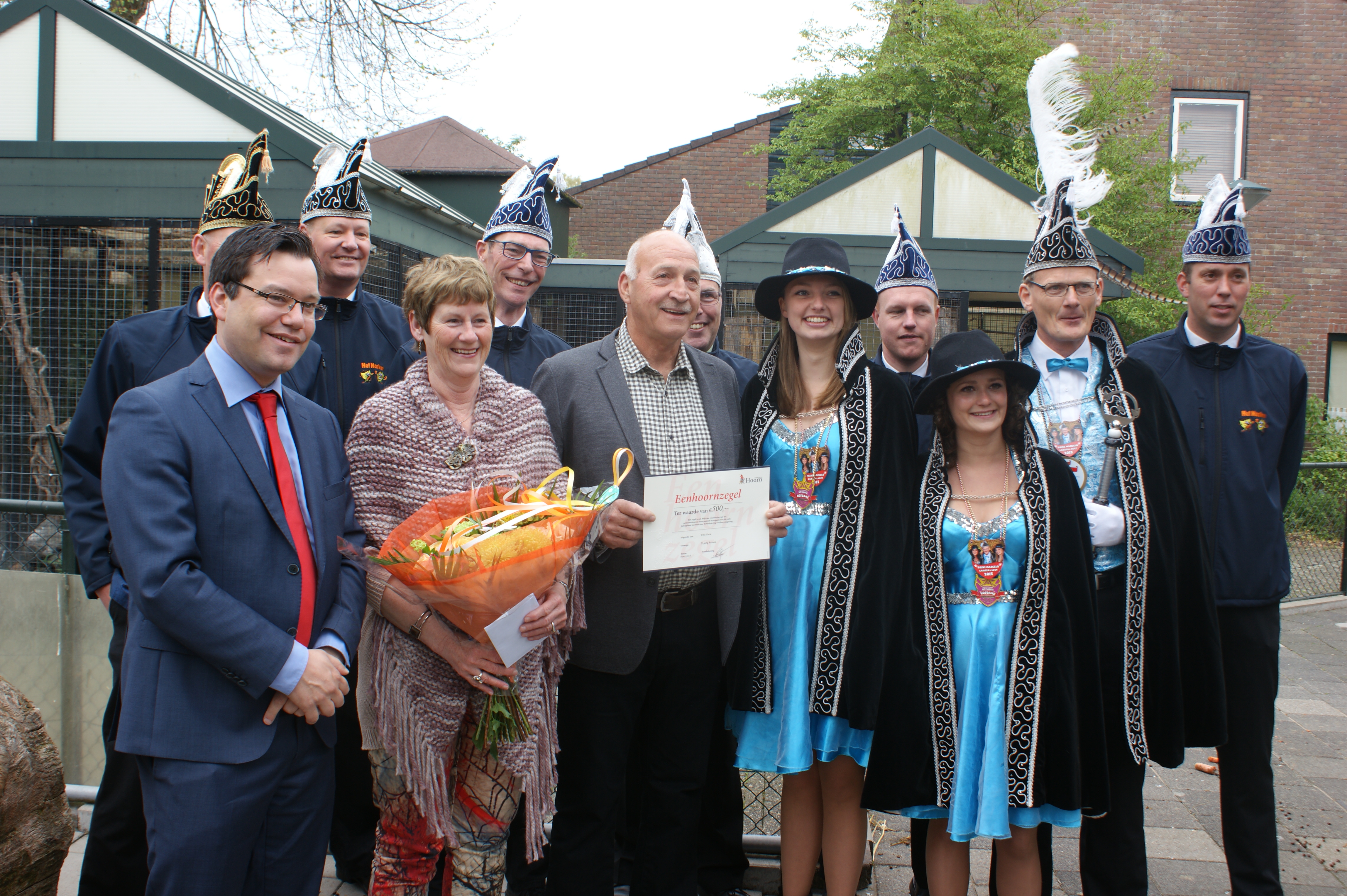 Eenhoornzegel voor Frits Farm
